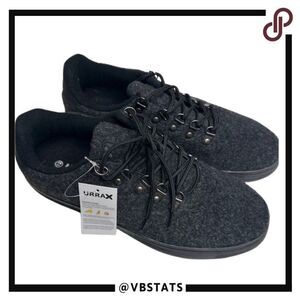 URRAX Men's Orthopedic Charcoal Grey Shoes with Arch Support Men's Size 12 (NWT)